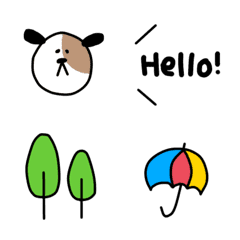 [LINE絵文字] nnnk simple emoji 6の画像