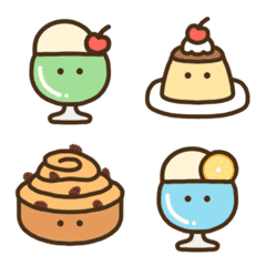 [LINE絵文字] Quacks family favorite food emojiの画像