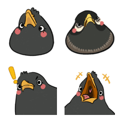 [LINE絵文字] Byebird - Javan Myna Emojiの画像