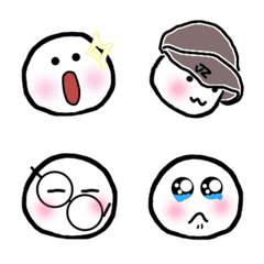 [LINE絵文字] pontanの顔Stickerの画像