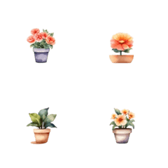 [LINE絵文字] my flower potの画像