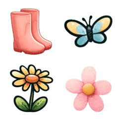 [LINE絵文字] Do you like flowers？ (Spring v.1)の画像