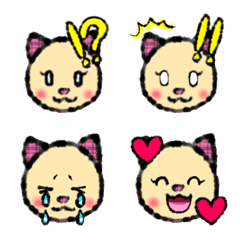 [LINE絵文字] ぬいぐるみねこちゃんの画像