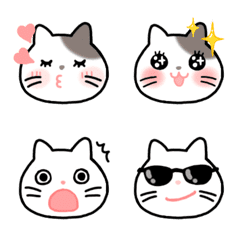 [LINE絵文字] 仲良しねこの日常の画像