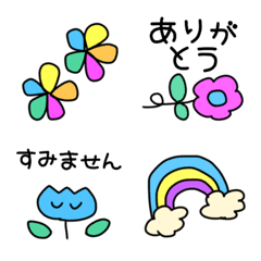 [LINE絵文字] ステンドグラス風透けてるエモかわ絵文字の画像