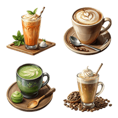 [LINE絵文字] Drinks Menu : Eat Deliciously (Emoji) 2の画像