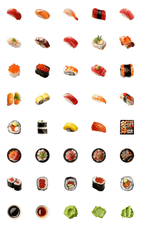 [LINE絵文字]寿司  絵文字の画像一覧