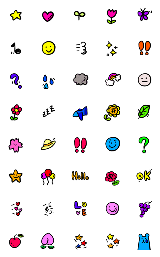 [LINE絵文字]shurrealEmojiの画像一覧