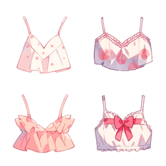 [LINE絵文字] crop topの画像