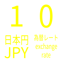 [LINE絵文字] 外貨計算-日本語版の画像