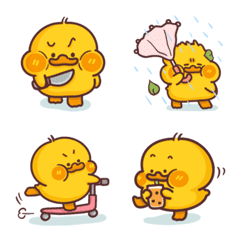 [LINE絵文字] Angry Duck！の画像