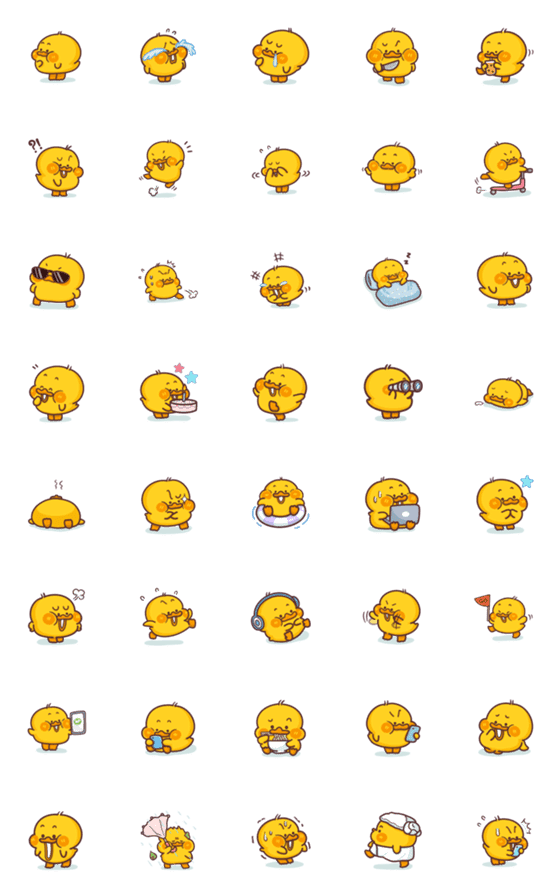 [LINE絵文字]Angry Duck！の画像一覧