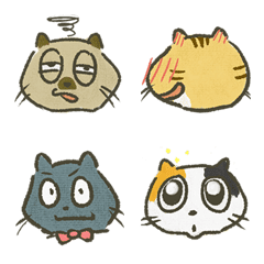 [LINE絵文字] Meow Moods: Adorable Cat Stickersの画像