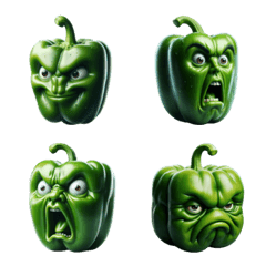 [LINE絵文字] Pepper Emoji Packの画像