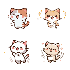 [LINE絵文字] cat kitten cute cartoon11の画像