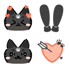 [LINE絵文字] ねこのかんじょうひょうげん emoji 2の画像