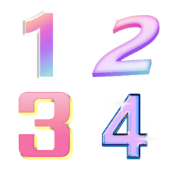 Classic number animation emoji 2の絵文字メイン画像