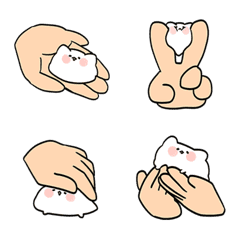 [LINE絵文字] かわいい手と足の猫の画像