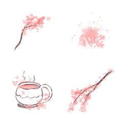 [LINE絵文字] cherry blossoms cuteの画像
