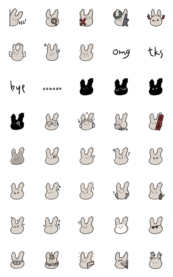 [LINE絵文字]bunny_bunny_の画像一覧