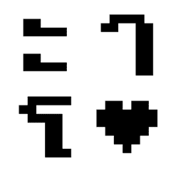 [LINE絵文字] 8bits thai font (tsa-ra) no.5の画像