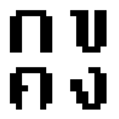 [LINE絵文字] 8bits thai font no.5の画像