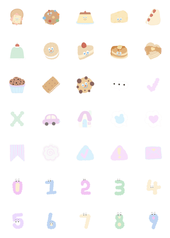 [LINE絵文字]meiscookieの画像一覧