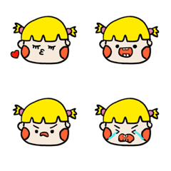 [LINE絵文字] Swaggerbaby-girl-faceの画像