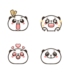 [LINE絵文字] panda bear panda bearの画像