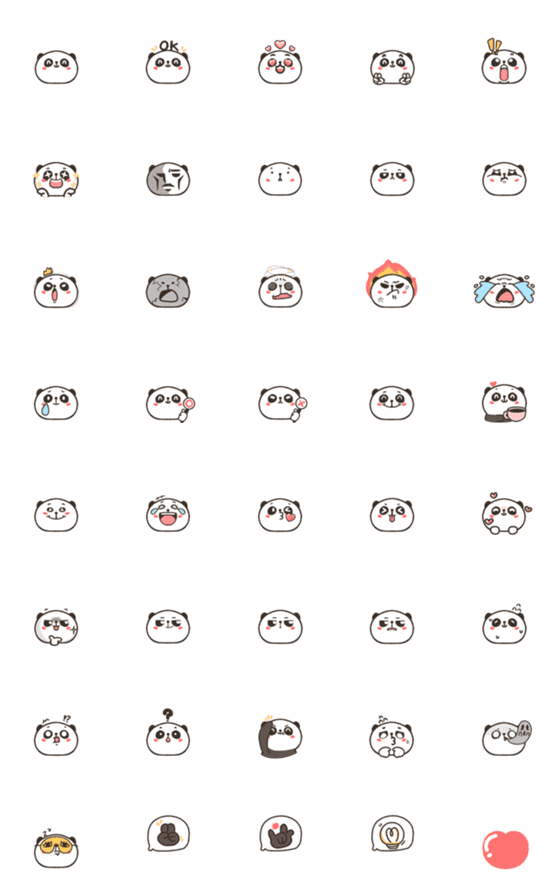 [LINE絵文字]panda bear panda bearの画像一覧