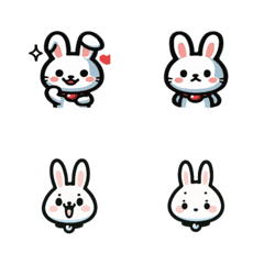 [LINE絵文字] Rabbit bunny cartoon gummy candy4の画像