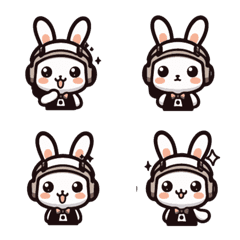 [LINE絵文字] Rabbit bunny cartoon gummy candy7の画像