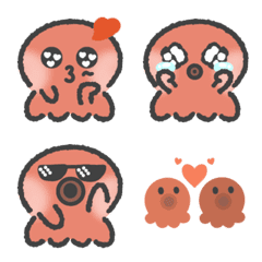 [LINE絵文字] Octopus Expressions of Emotions emojiの画像