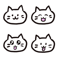 [LINE絵文字] ねこちゃんゆる絵文字の画像