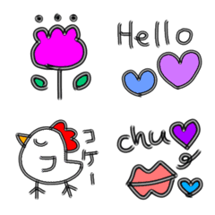 エモかわ日常絵文字の絵文字メイン画像