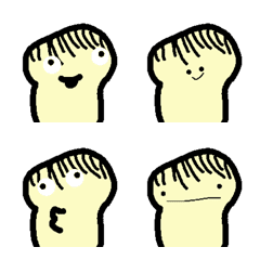 [LINE絵文字] Hi see my headの画像