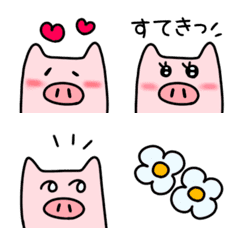 [LINE絵文字] ぶたちゃん♡絵文字1の画像