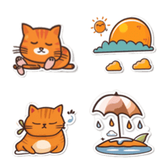 [LINE絵文字] Sommhai Catty emoji v1の画像