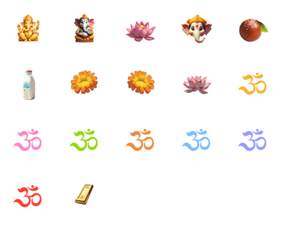 [LINE絵文字]Ganeshの画像一覧