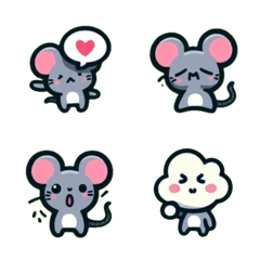 [LINE絵文字] Remy mouse Emojiの画像