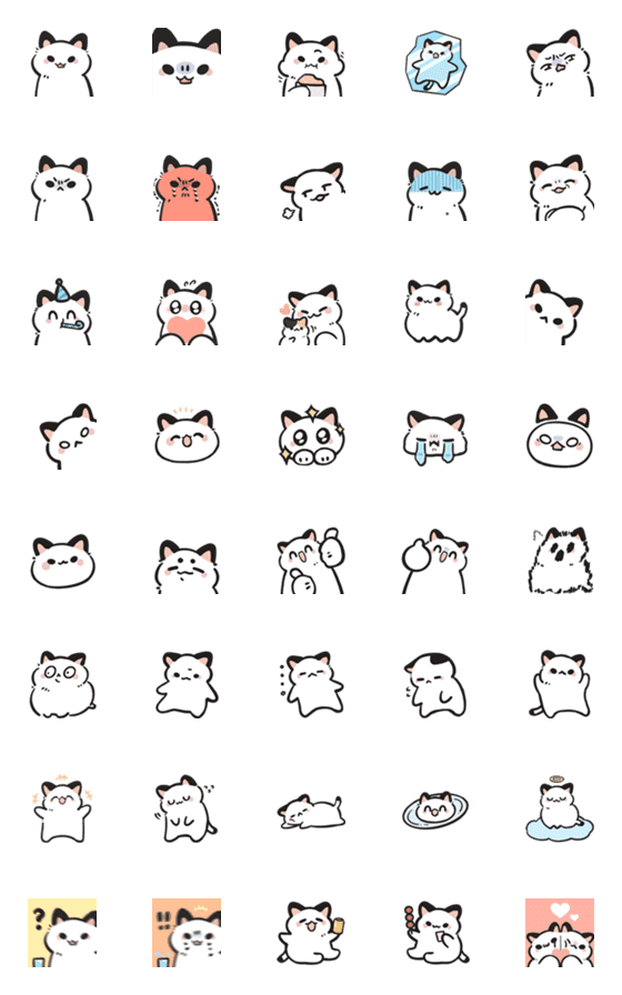 [LINE絵文字]Cats！！ 5の画像一覧