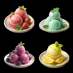 [LINE絵文字] Dessert Menu:Eat Delicious(Emoji)Dukdik9の画像