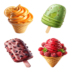 [LINE絵文字] Dessert Menu : Eat Delicious (Emoji) 7の画像