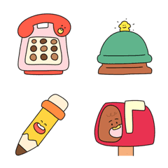 [LINE絵文字] EMOJI ICON Office Cutenessの画像