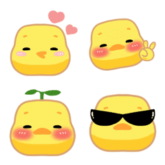 [LINE絵文字] yellow duck jaの画像