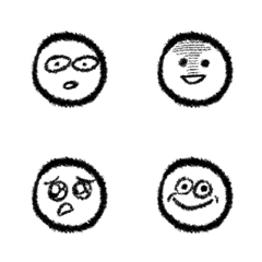 [LINE絵文字] かわいいの顔-emoji stickersの画像