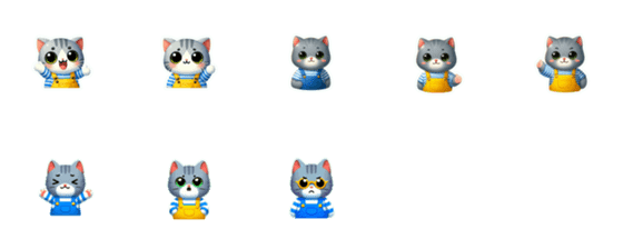[LINE絵文字]mimi kittyの画像一覧