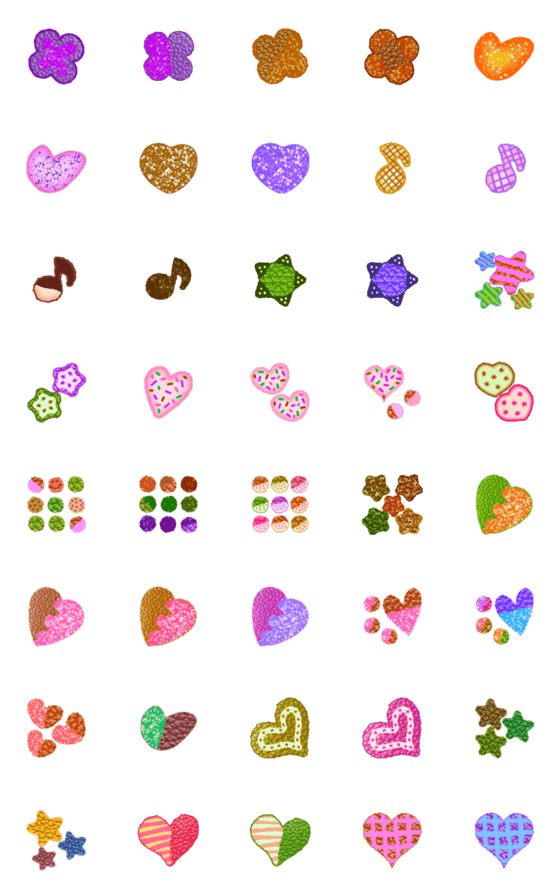 [LINE絵文字]ルビーのクッキーショップの画像一覧