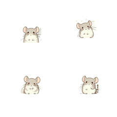 [LINE絵文字] Chinchilla lanigeraの画像