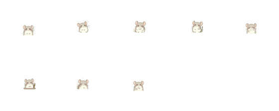[LINE絵文字]Chinchilla lanigeraの画像一覧